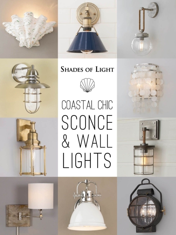 Wall Sconce Maritime Hardware Accents: Nautical Bathroom Sconces