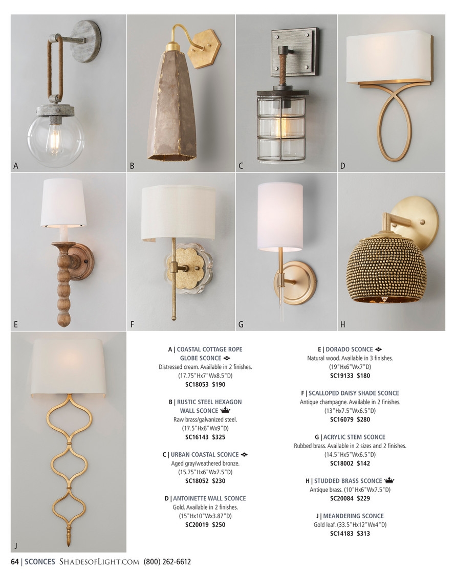 Wall Sconce Rope Wrapped Link: Nautical Glass Globe Lighting
