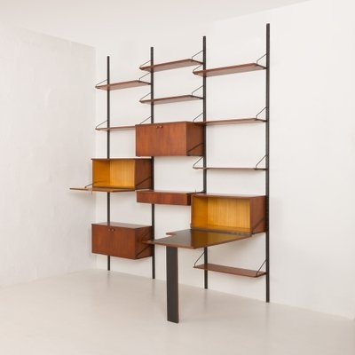 Wall Unit: Hidden Desk Wall Storage with Wire Shelf Brackets