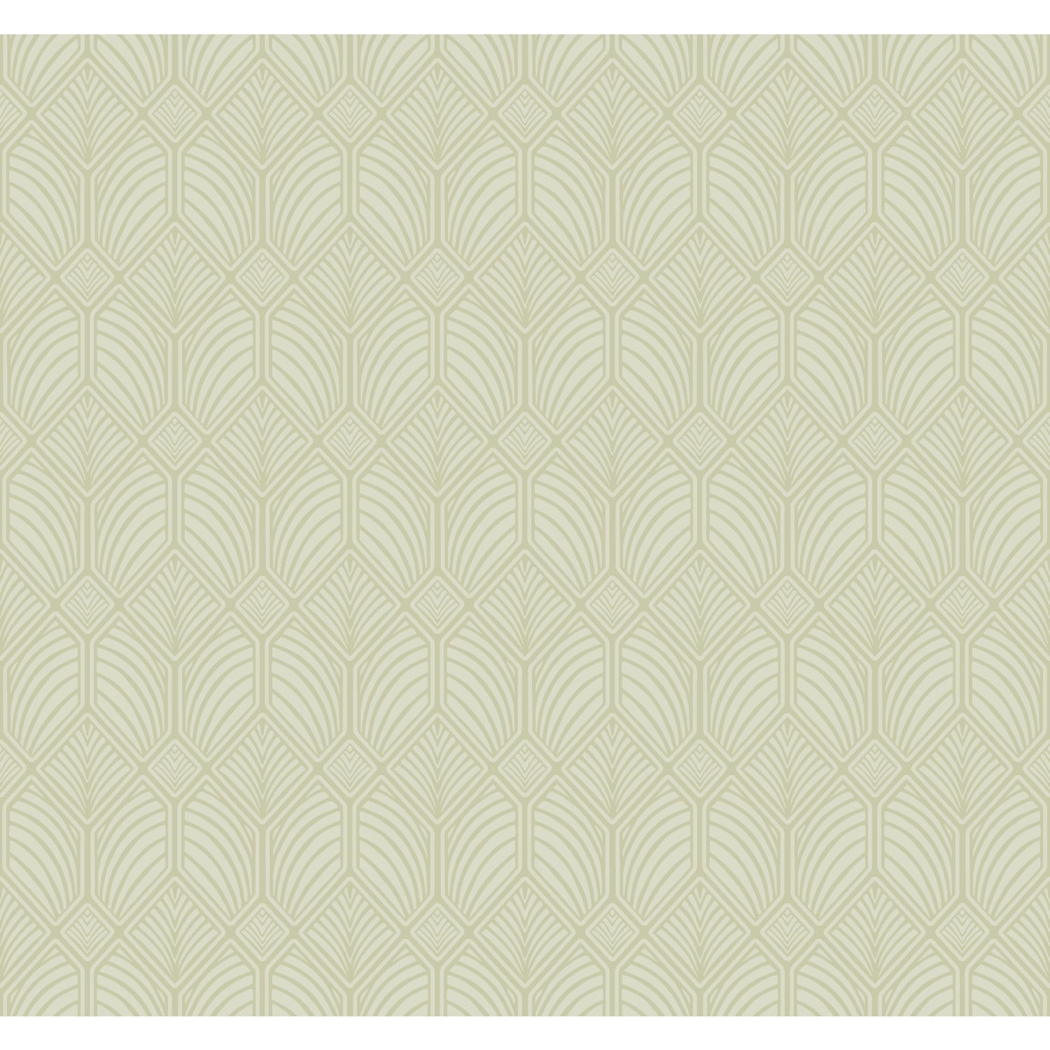 Wallpaper Fan Leaf Motif Sage Green sage green craftsman wallpaper