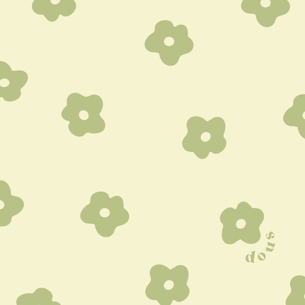 Wallpaper: Staggered Blooms Earth Tone Floral Retro Aesthetic