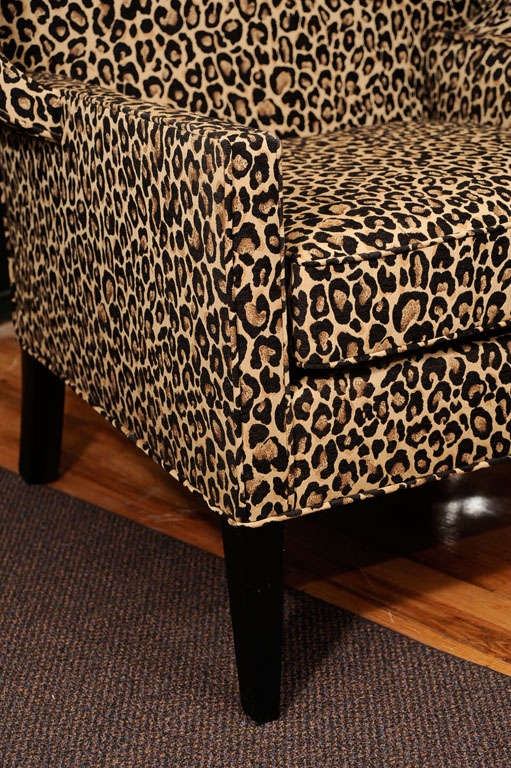 Welted Seam Accent Chair and Hollywood Regency Armchair