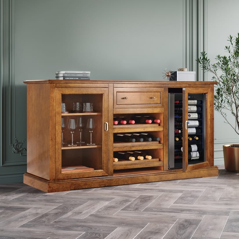 Wine Credenza With Fridge