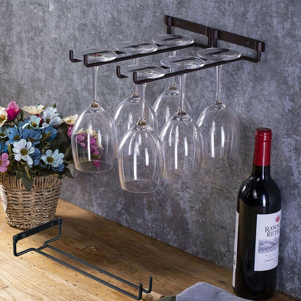 Wine Glass Rack Under Cabinet Ready Under Cabinet Wine Rack