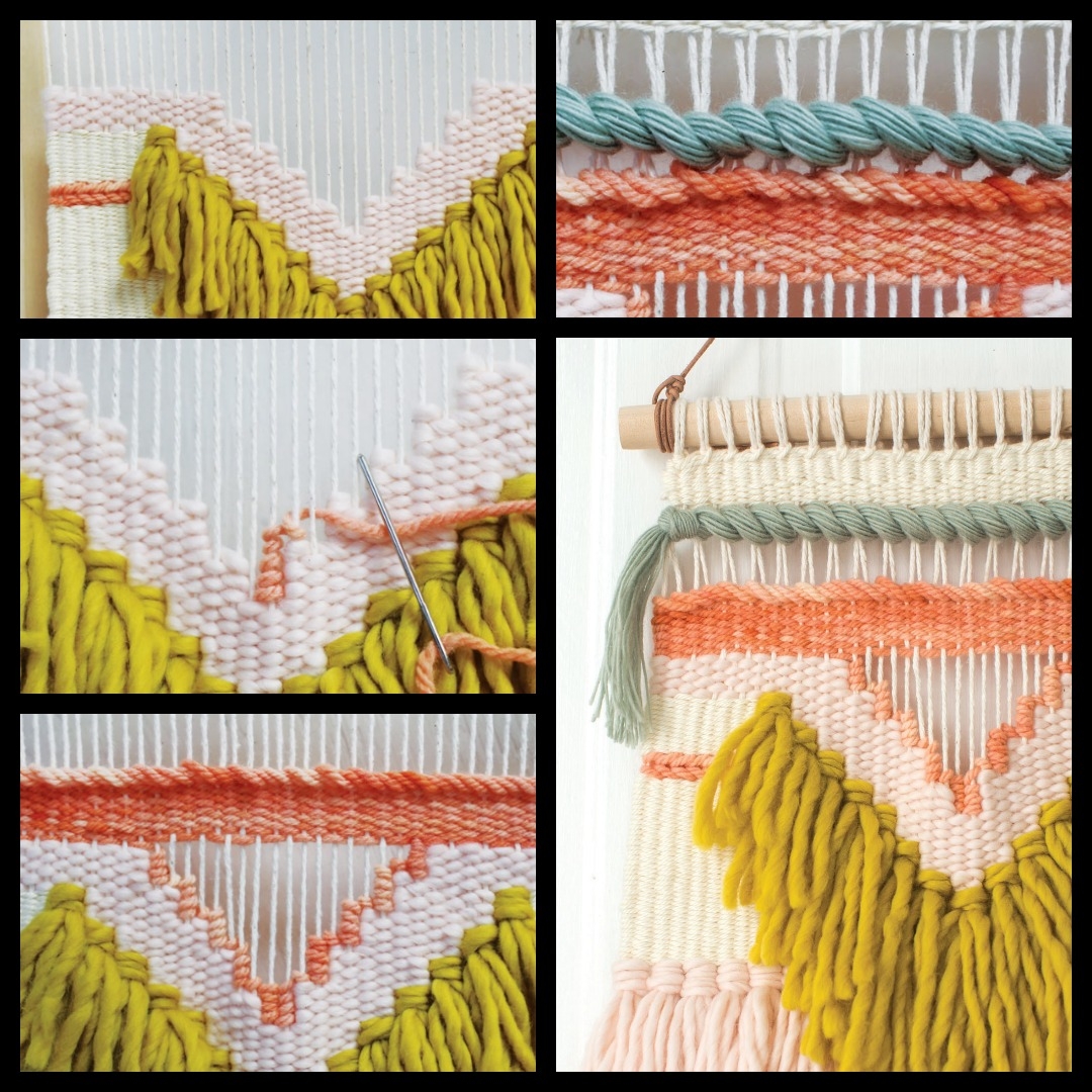 Woven Wall Hanging: Negative Space DIY Woven Wall Art