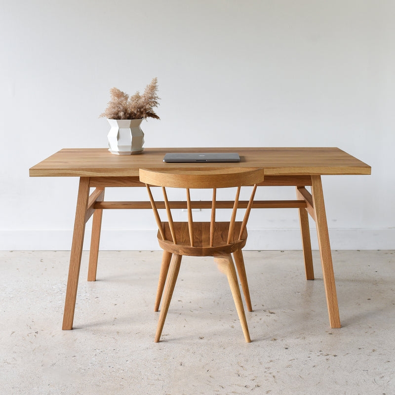 Writing Desk with Spindle Back Chair: Spindle Back Office Chair