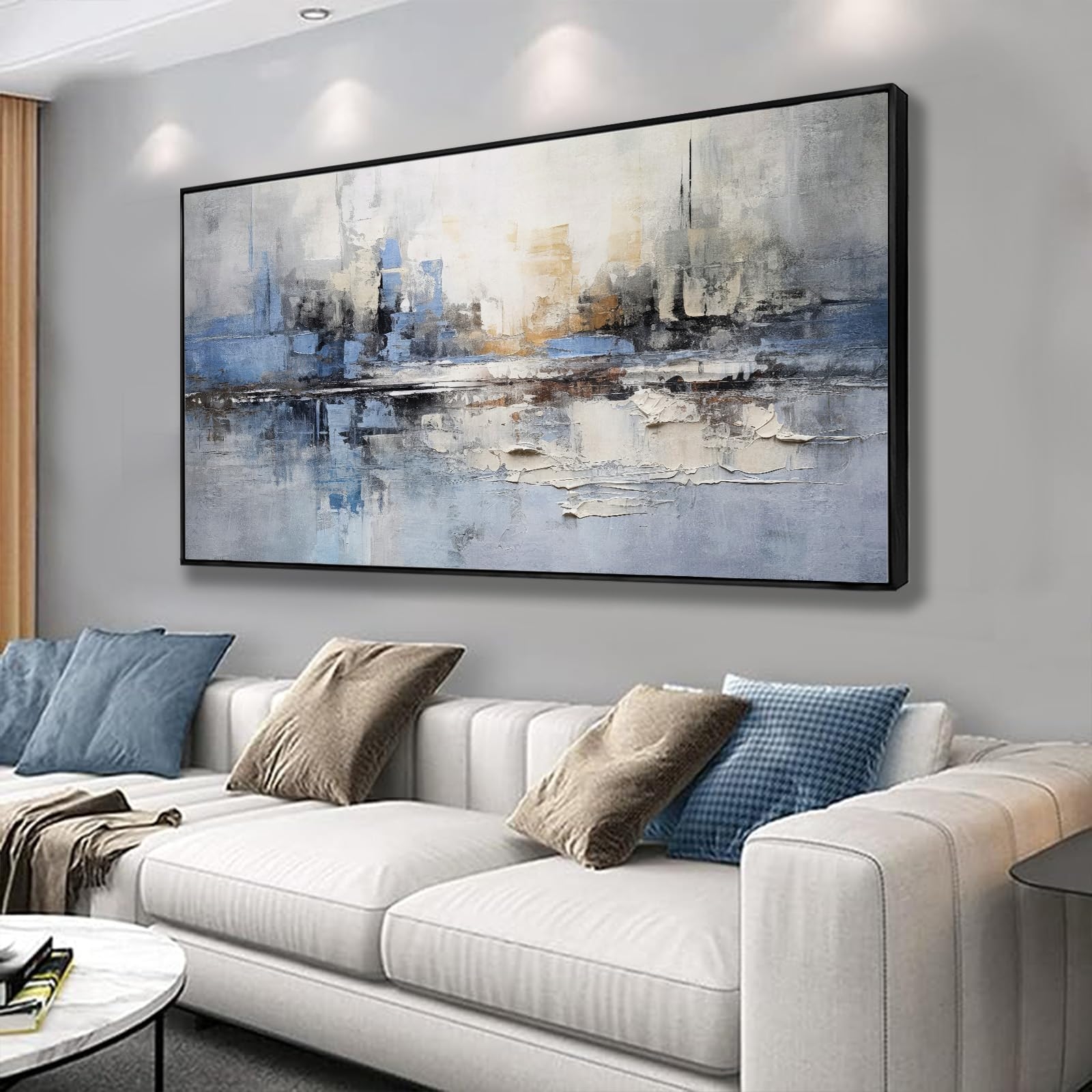 Blue And Gray Wall Art