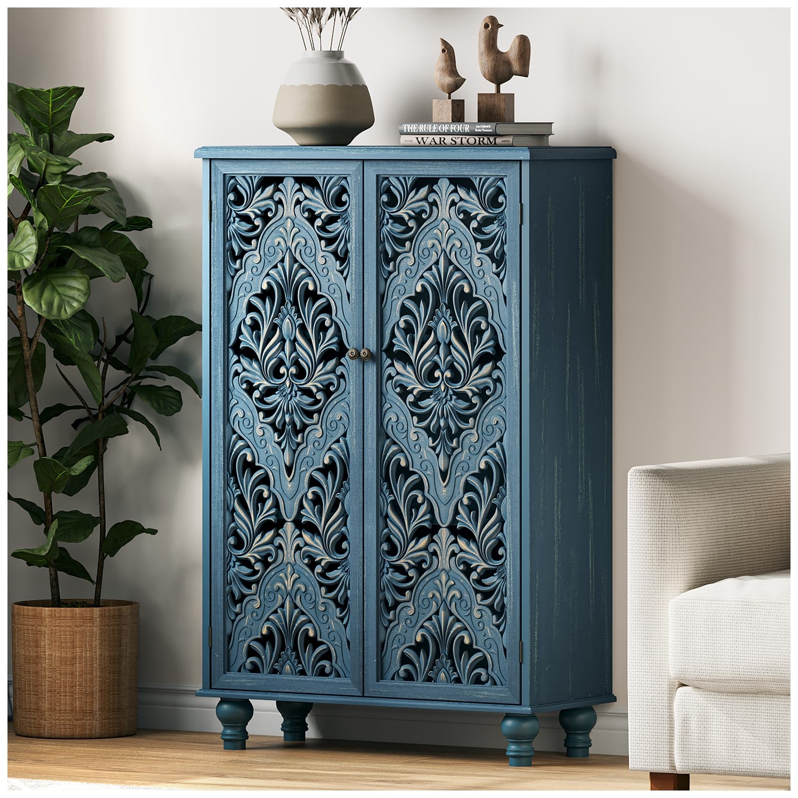 Tall Entryway Cabinet