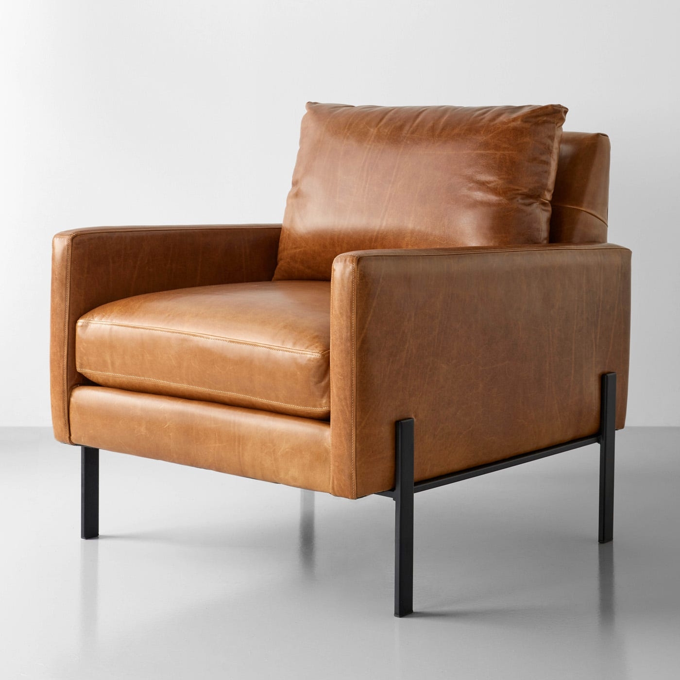 Cognac Leather Chair