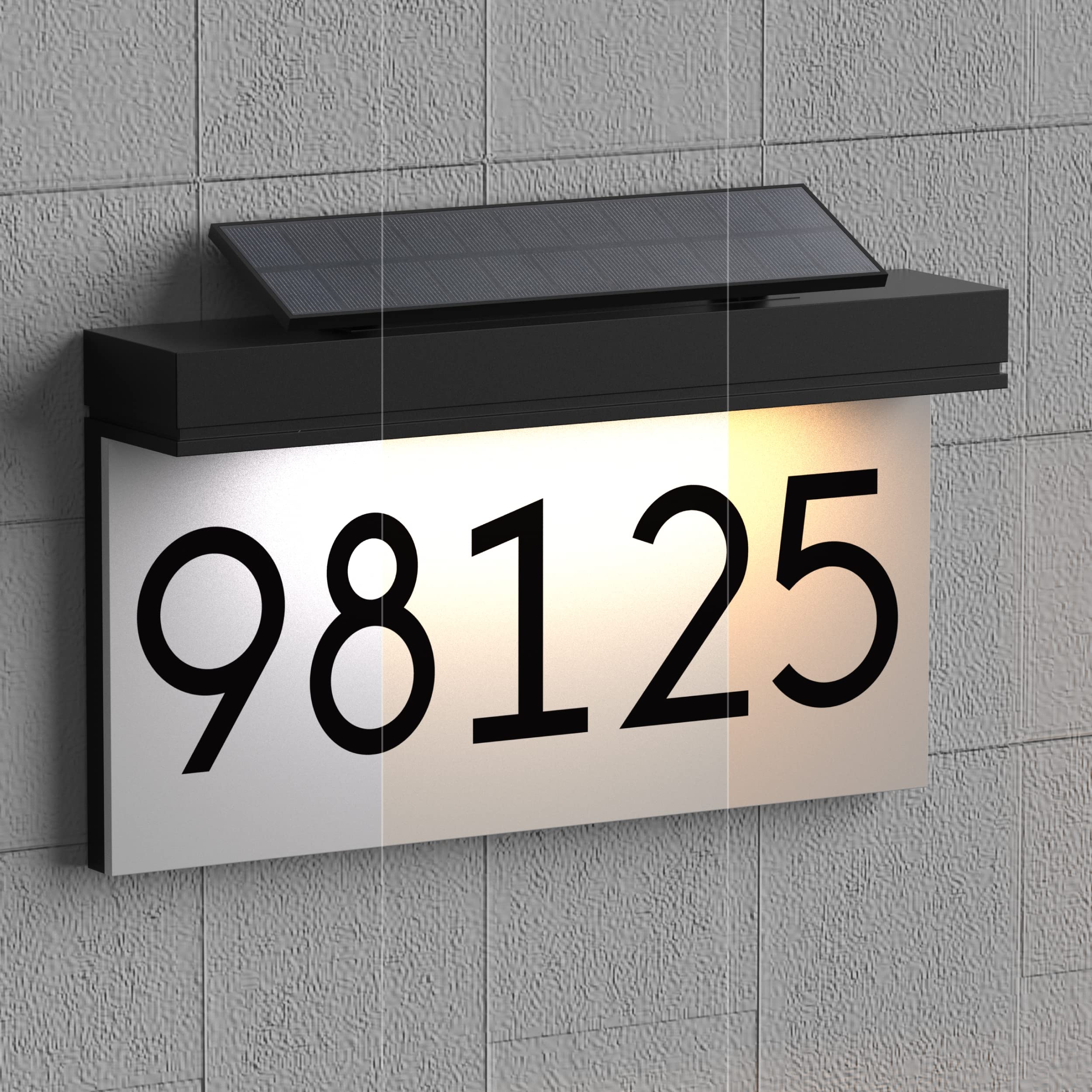 Solar Lighted House Numbers