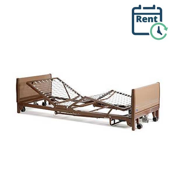 Adjustable Medical Bed: Full Electric Operation and Wood End Panels
