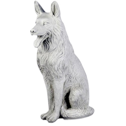 Animal Statue with 30 Inch Height and Canine Entryway Decor