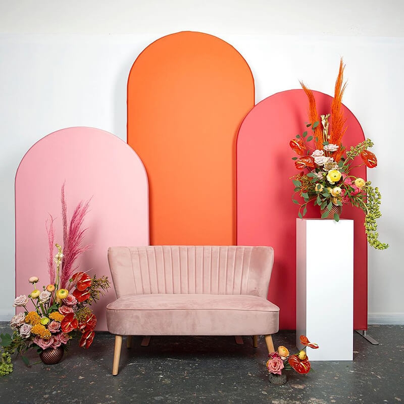 Backdrop Set Tri-Color Arch Set Chiara Arch Backdrop Set