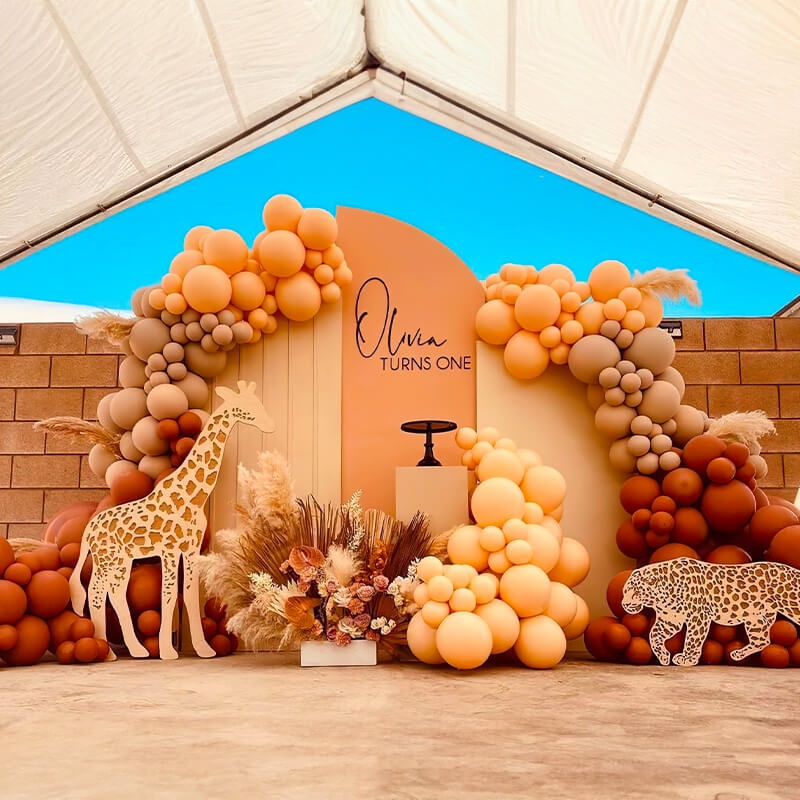 Backdrop Wall Set Safari Animal Cutouts Safari Themed Party