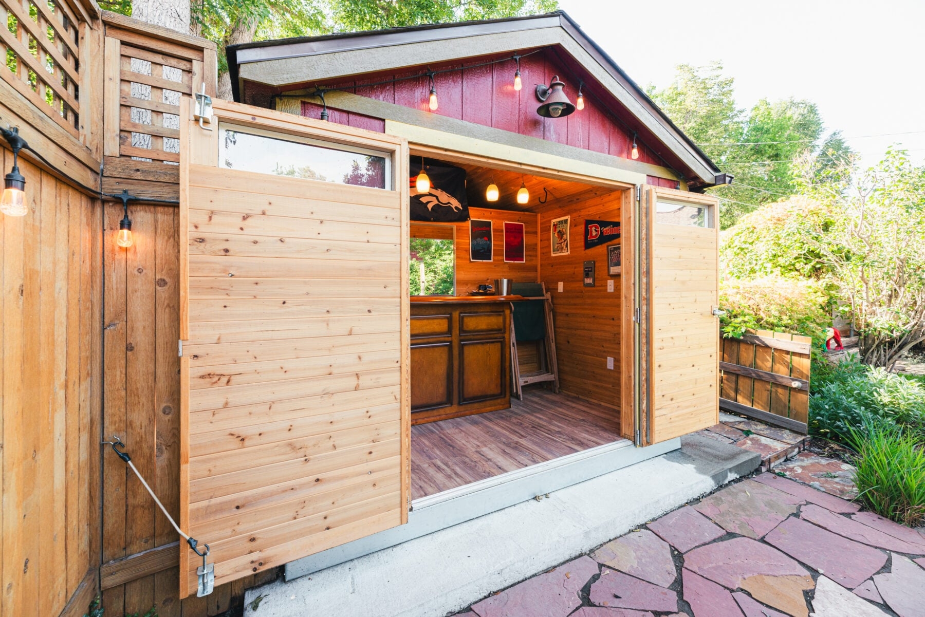 Sheds With Bar