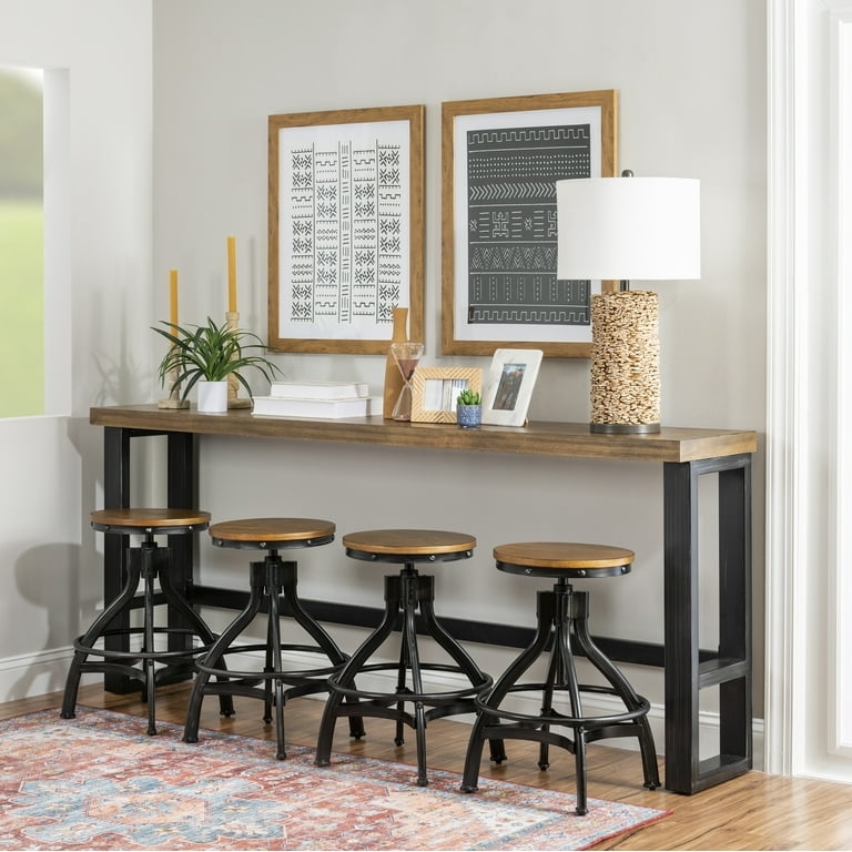 Bar Height Console Table