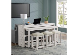 Bar Table Set Nesting Design Chevron Side Panels Nesting Bar Set
