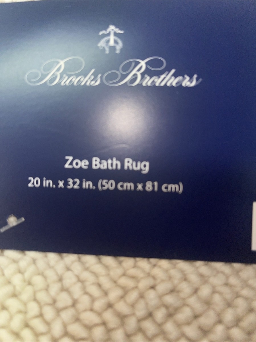 Bath Rug Pebbled Texture Reversible Cotton Bathroom Mat