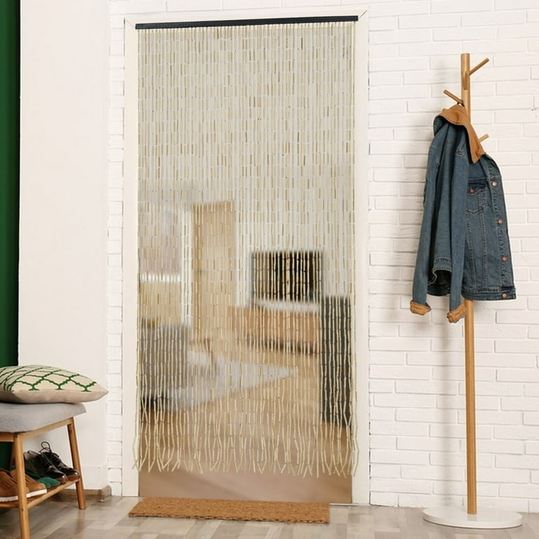 Beaded Curtain Segmented Beads Retro Bamboo Divider