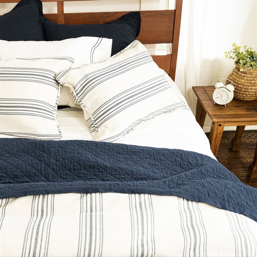 Bedding Set Diamond Quilt Coastal Bedroom Inspiration