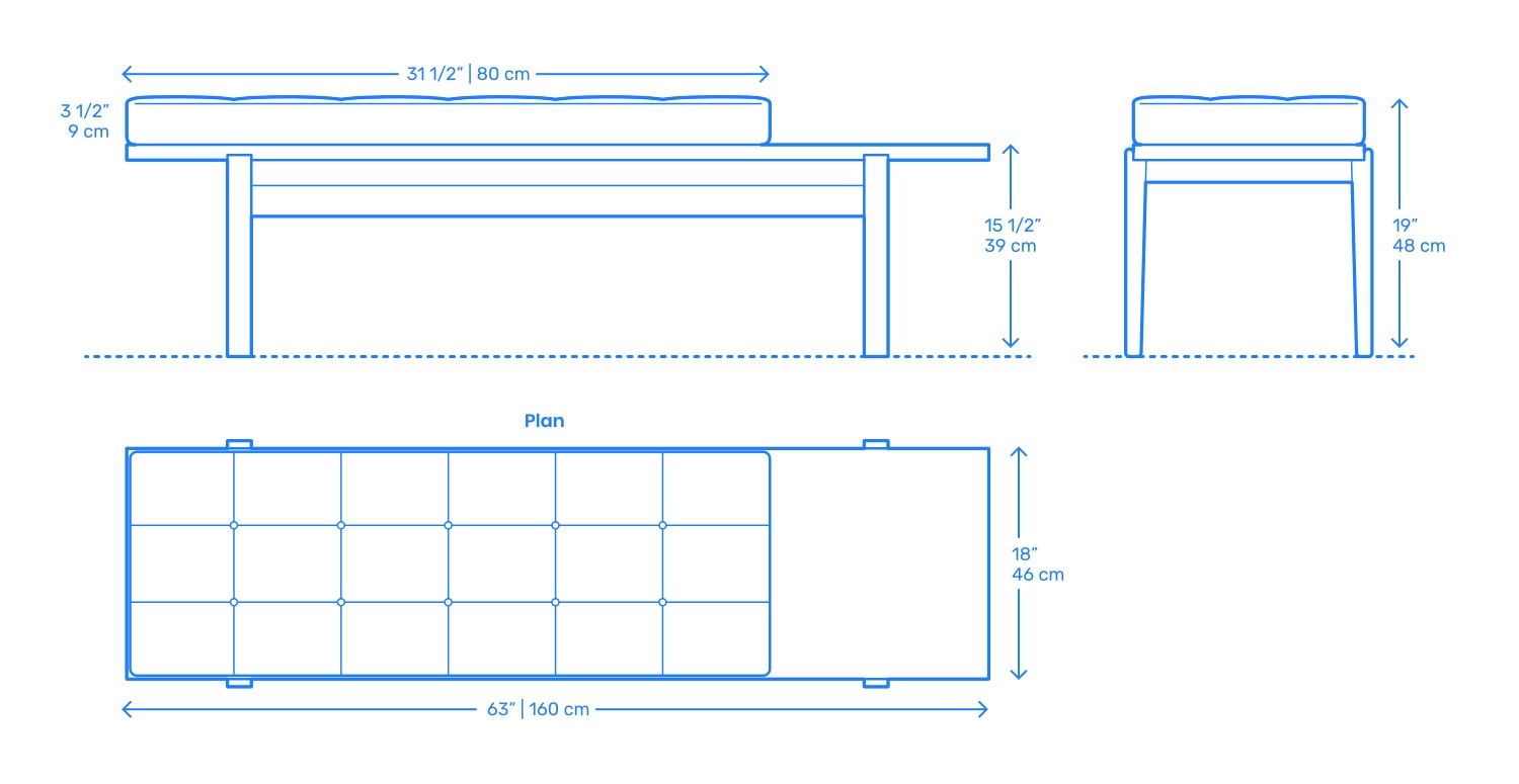 Bench with Offset Cushion: Mid-Century Entryway Seating Guide