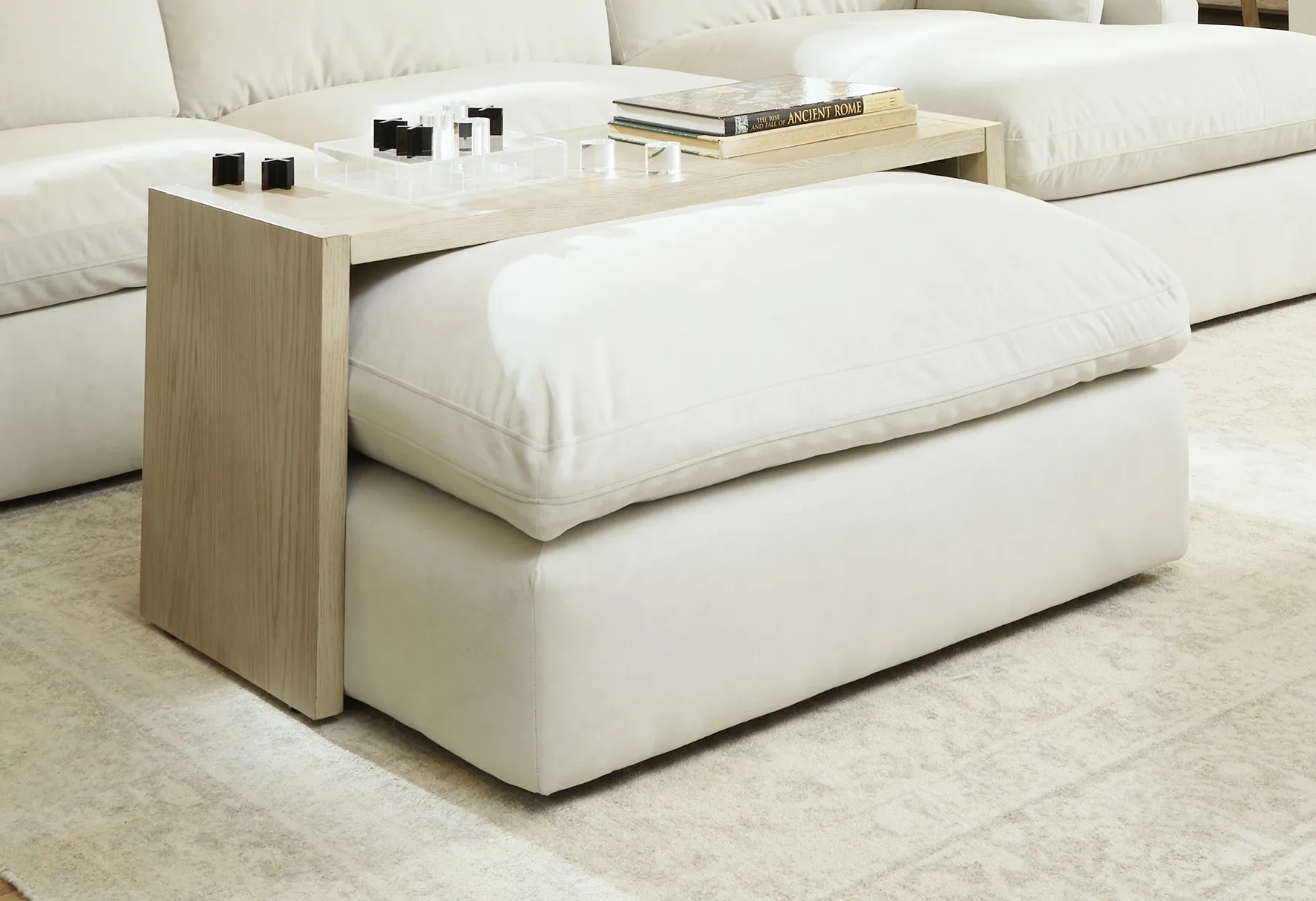 Bridge Table: Light Oak Bridge Style Coffee Table Duo