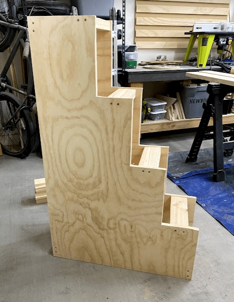 Bunk Bed Stairs Plywood Step Stringer Profile Design