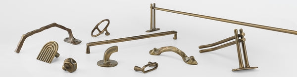 Cabinet Hardware Sculptural Texture Organic Modern Pulls
