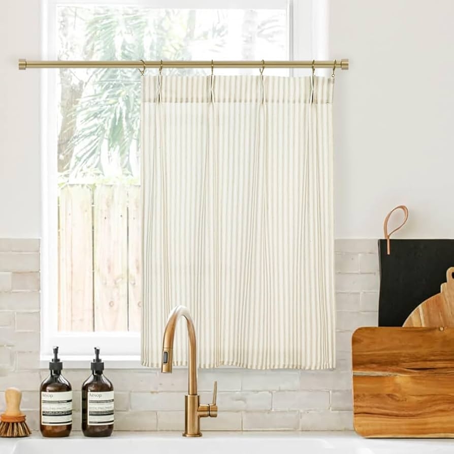 Pinch Pleat Cafe Curtains
