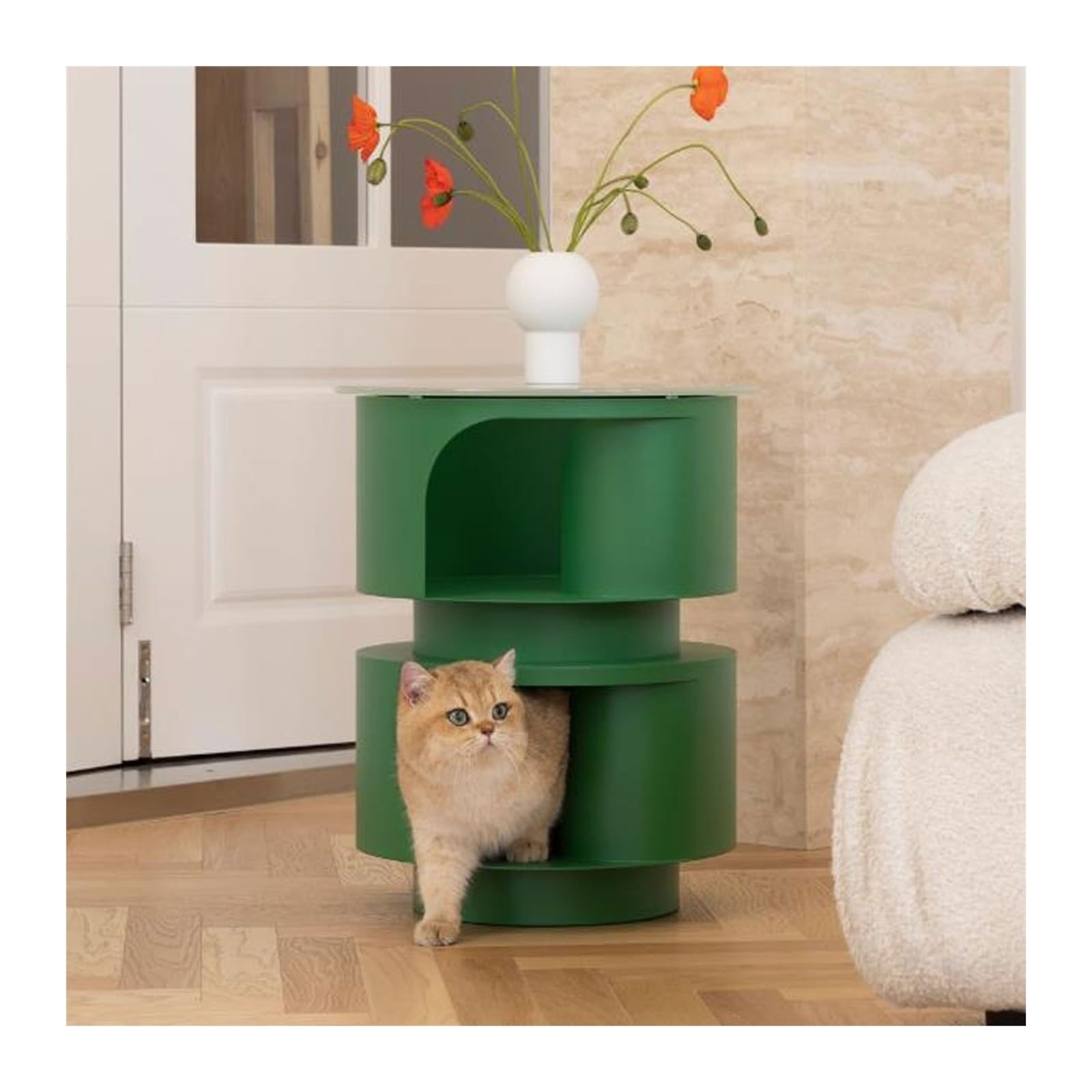 Cat End Table