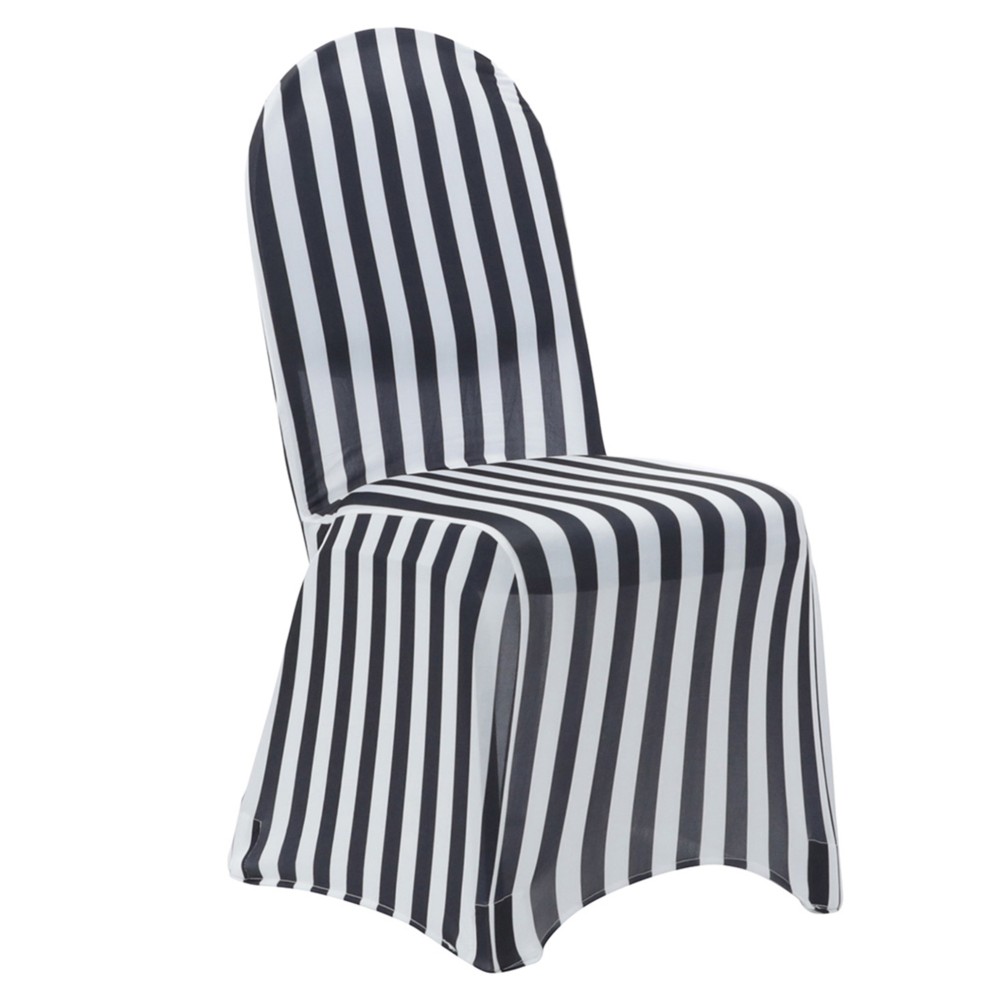 Chair Cover Spandex Arched Back Form Fitting Style