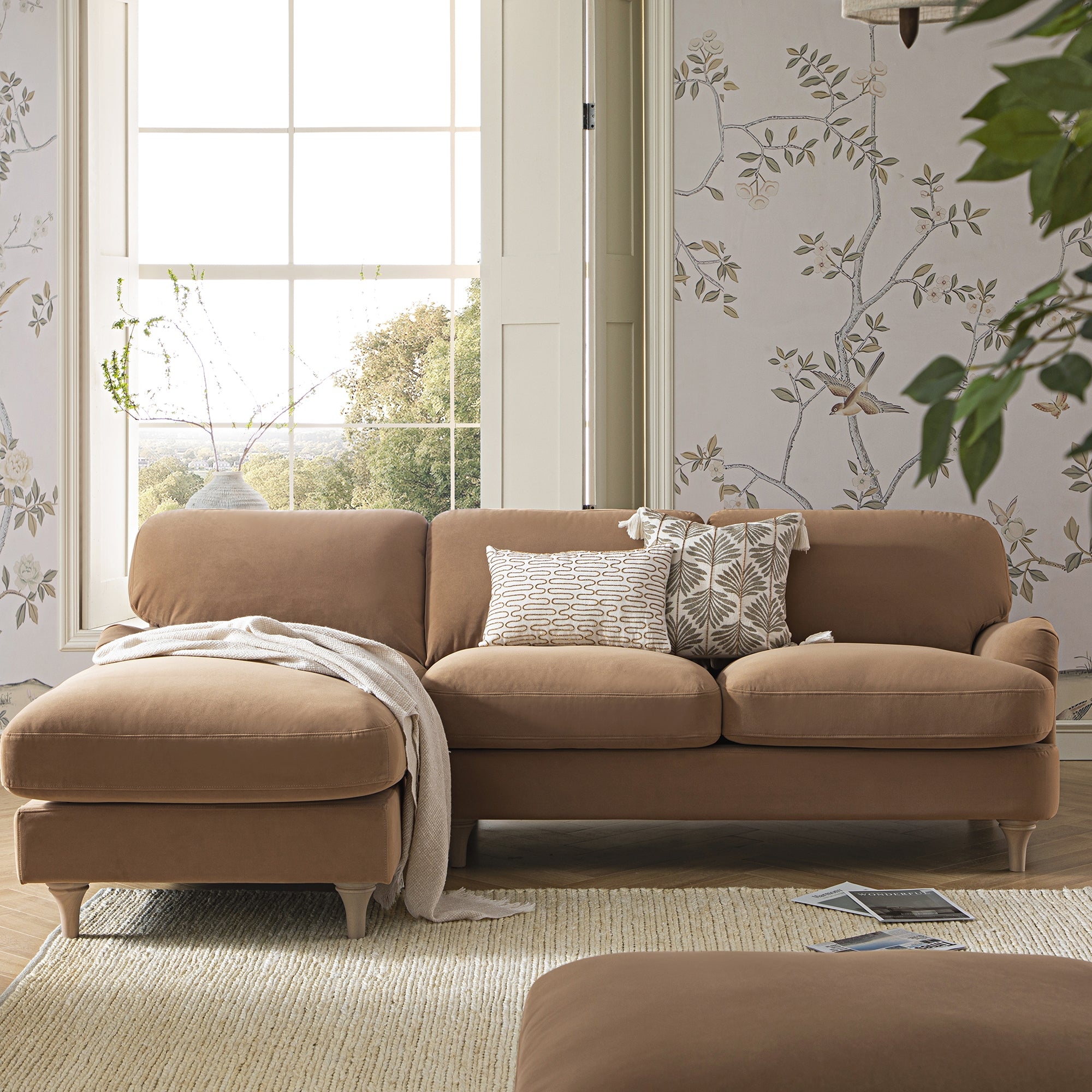 Chaise Sofa Grande Profile Botanical Room Match Interior