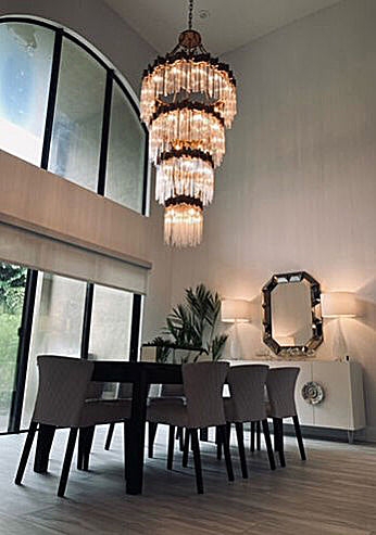Chandelier Cascading Crystals Grand Tiered Crystal Light
