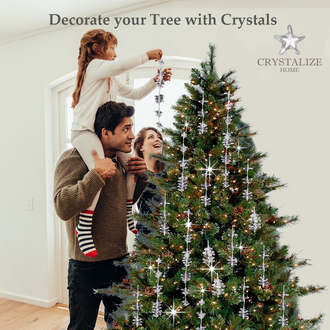 Crystal Ornaments For Christmas Tree