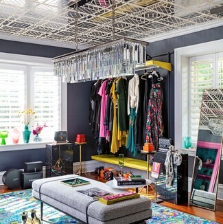 Crystal Chandelier: Fringe Lighting Graphic Patterned Top