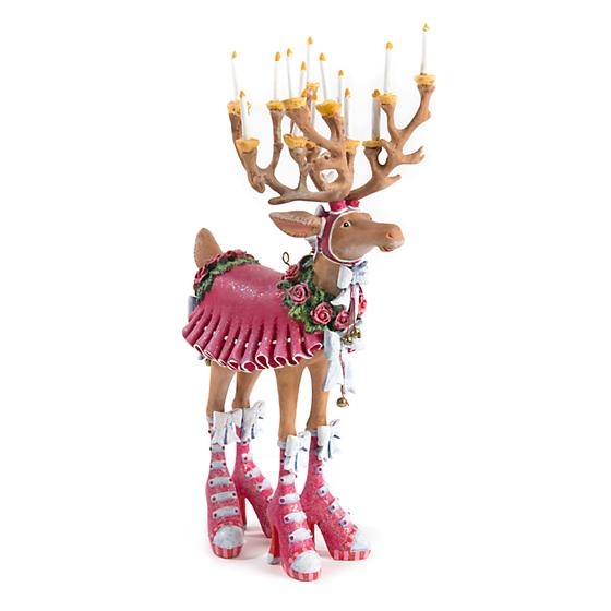 Decorative Figurine: High Heeled Boots High Fashion Reindeer Sculpture