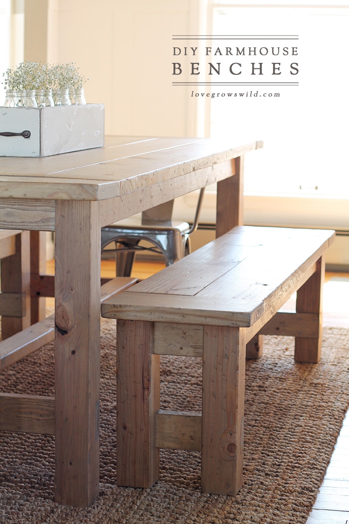 Dining Bench: Rustic Wooden Dining Bench with H-Frame