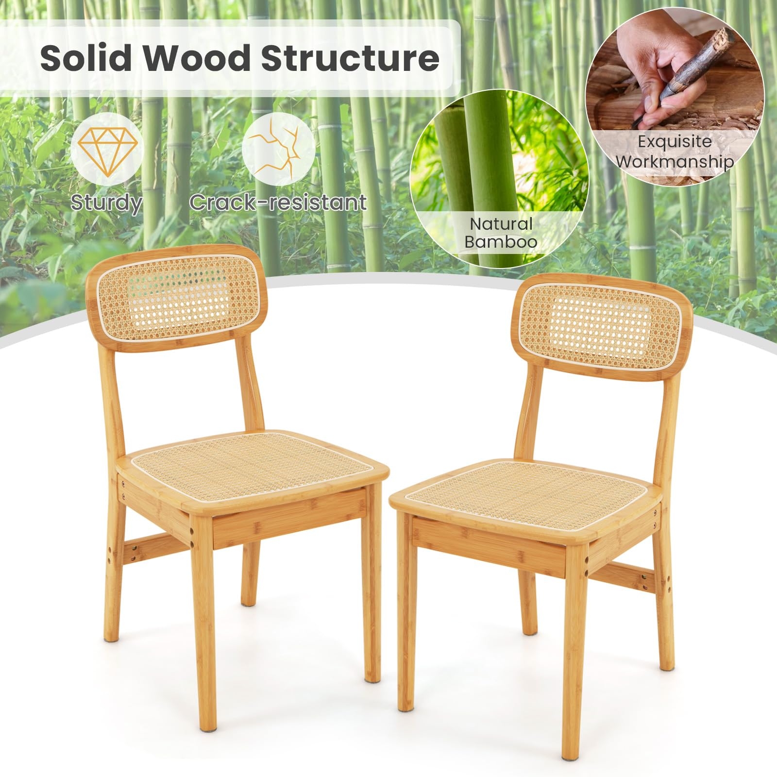 Dining Chair Breathable Mesh Boho Armless Dining Set