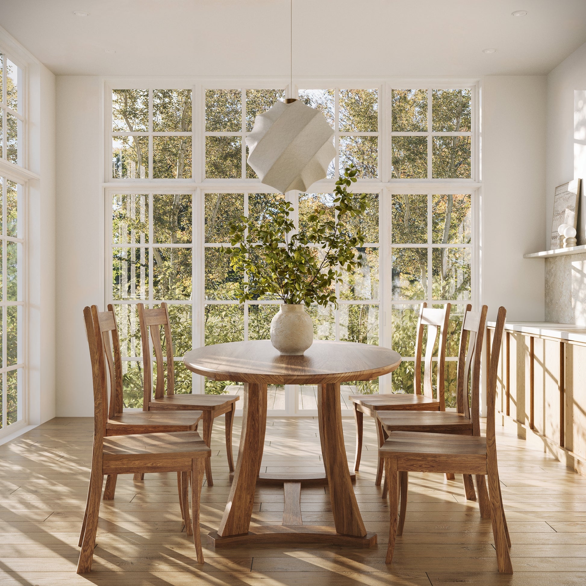 Dining Table With Arched Legs Sculptural Wood