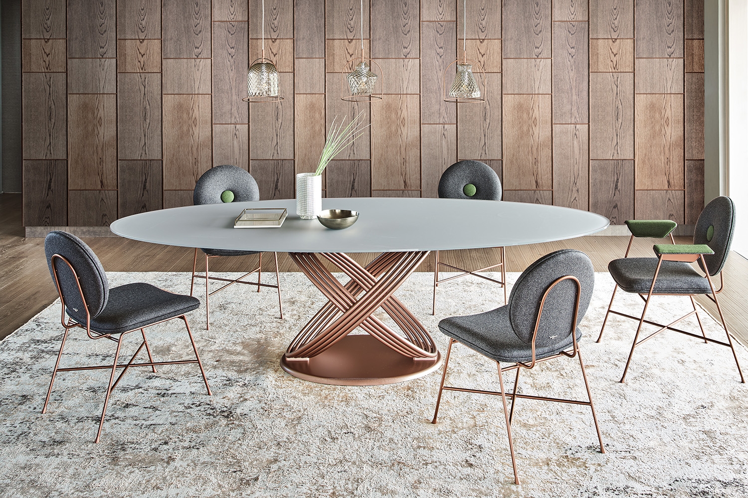 Large Oval Dining Table