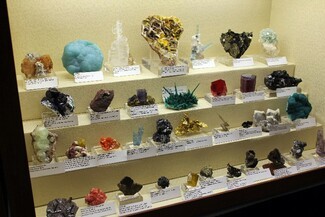 Display Case with Tiered Risers for Museum Style Display