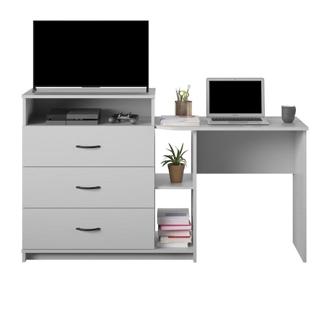 Dresser Desk Combo Dove Gray Gray Dresser Desk Combo