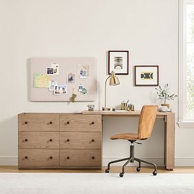 Dresser Desk Combo Light Oak Sliding Dresser Desk Combo