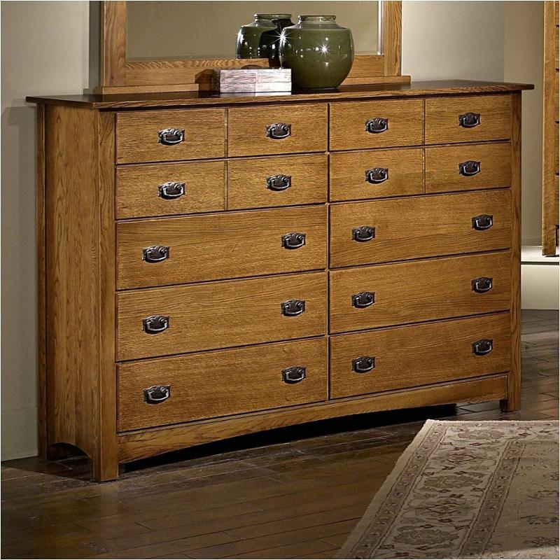 Dresser Honey Oak Antique Bale Pull Craftsman Style