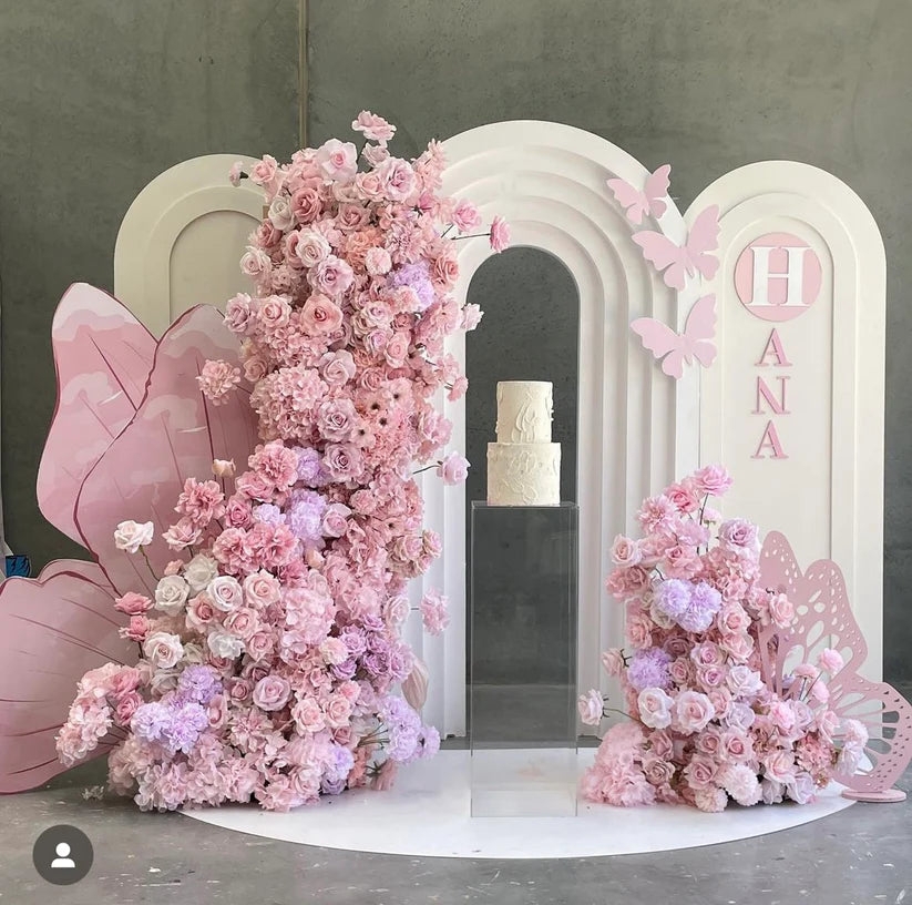 Event Backdrop Recessed Tiered Arch 3D Arched Wall Rental