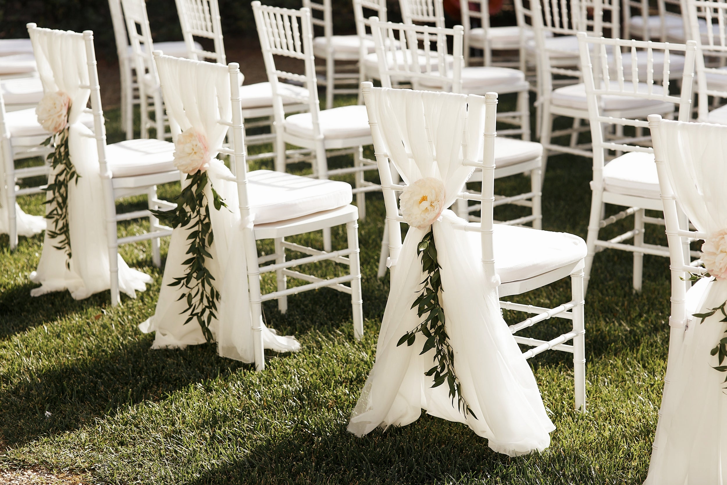 Event Chair Spindle Back Frame with Floral Accents