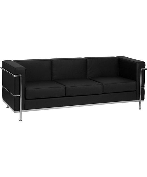 External Frame Sofa Wrap Around Tubing Chrome
