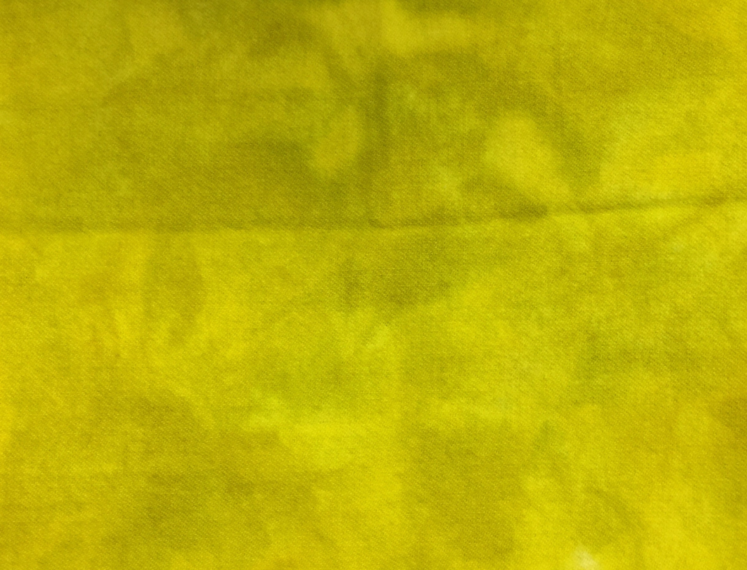 Fabric Swatch Hand Dyed Chartreuse Mottled Wool