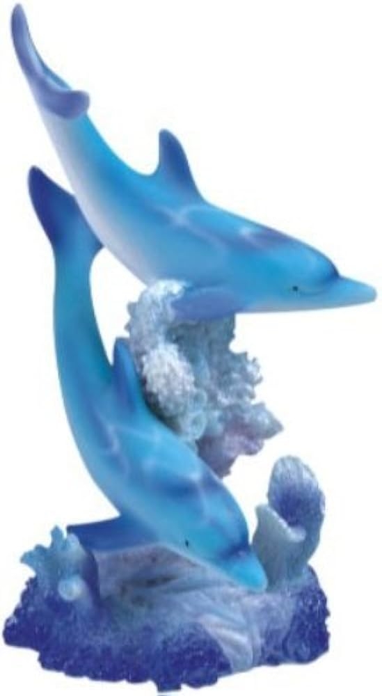 Figurine: Cerulean Blue Gradient Shading Coastal Home Decor