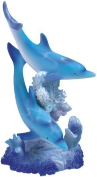 Figurine: Cerulean Blue Gradient Shading Coastal Home Decor
